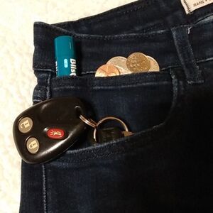 Wrangler Blue Skinny Jeans with High-Waisted Design